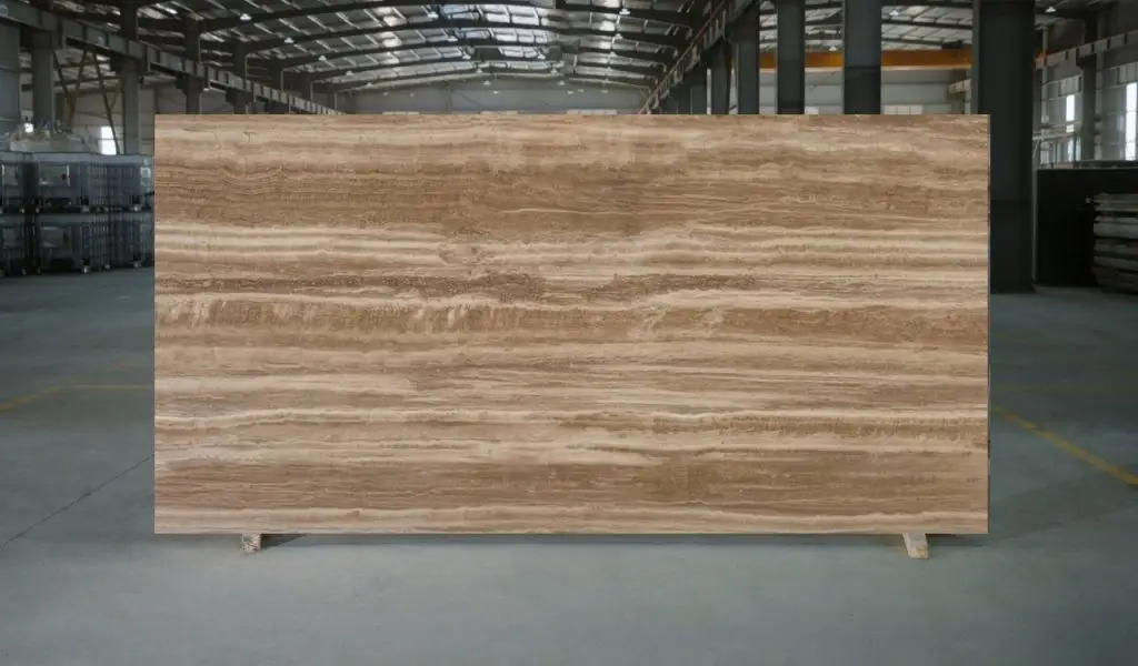 đá vân gỗ Travertine vàng