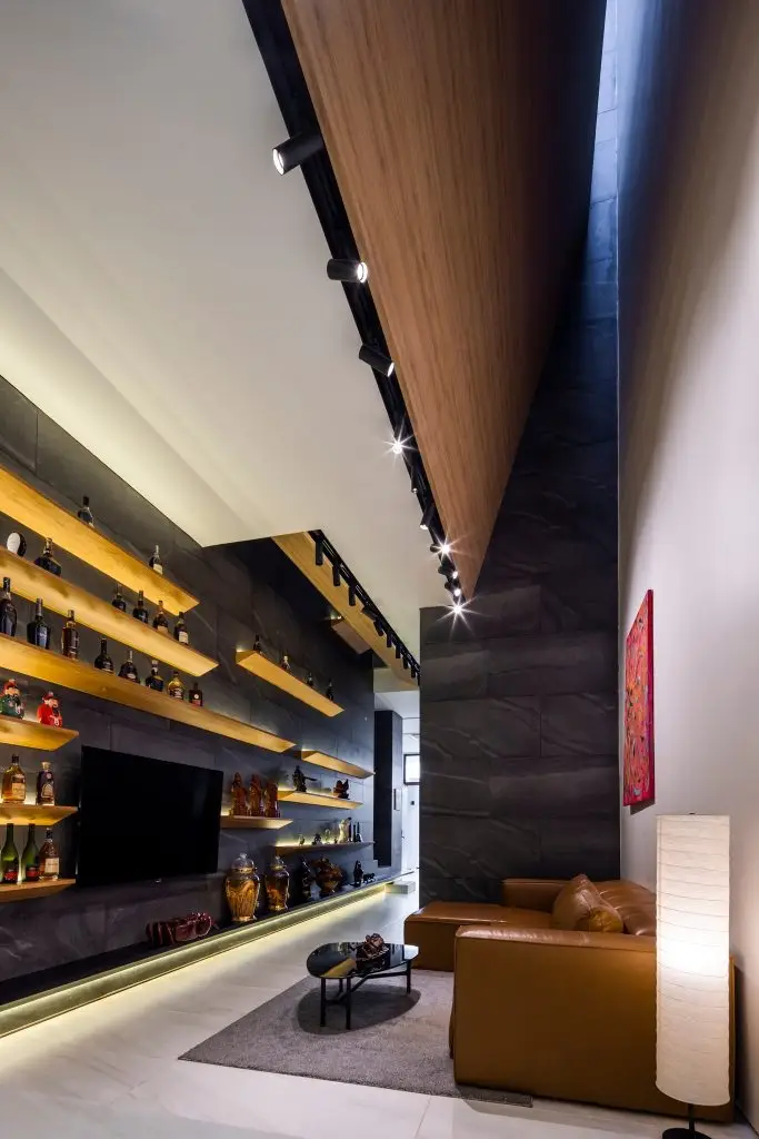 Đá vân gỗ tạo điểm nhấn