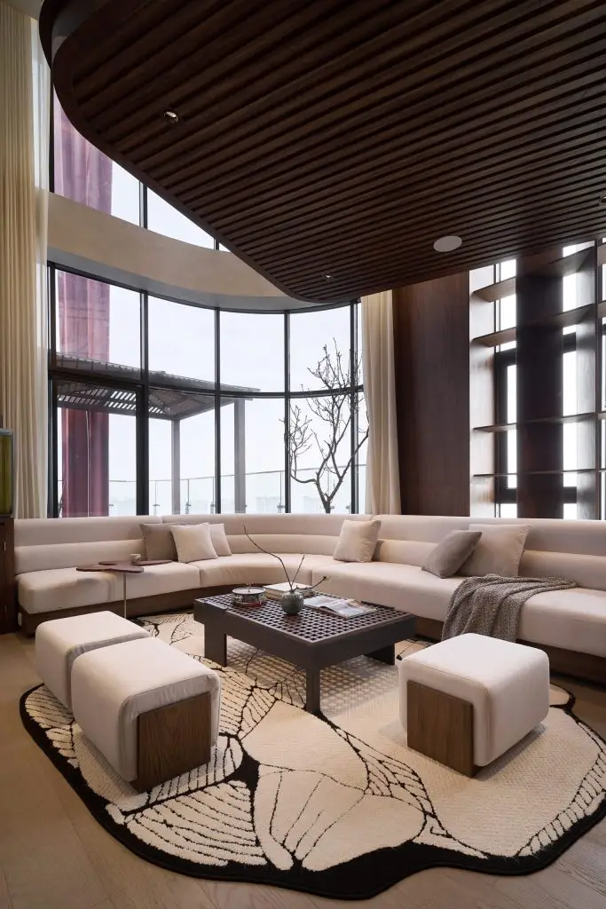 bàn trà gỗ óc chó