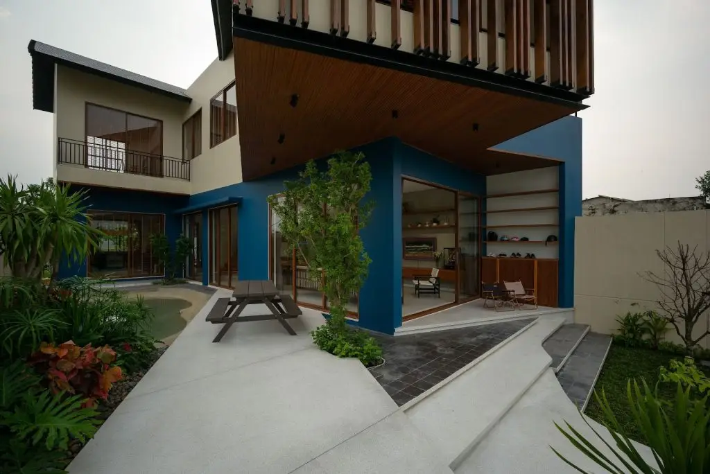 mẫu đá bậc tam cấp đẹp phong cách hiện đại