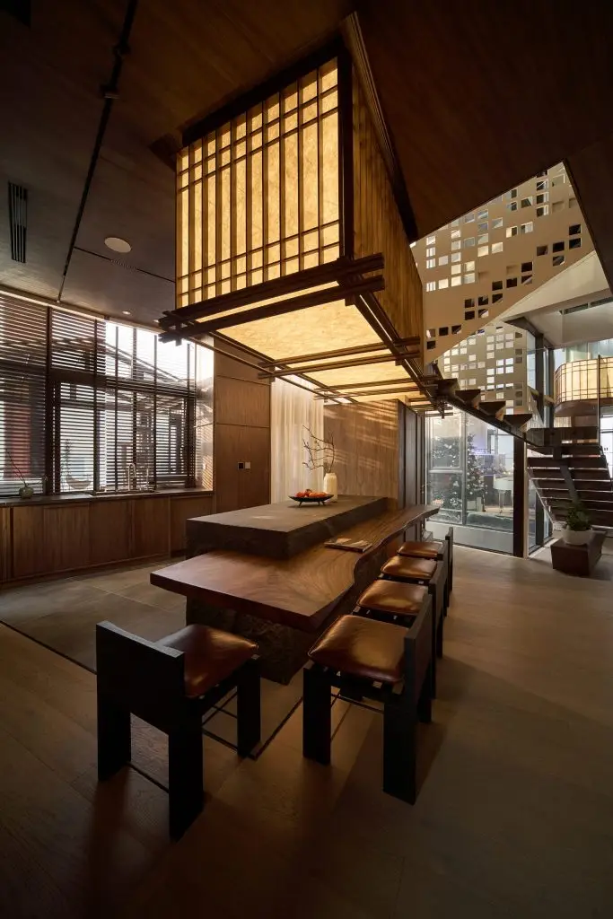 quầy bar bếp bằng gỗ tự nhiên