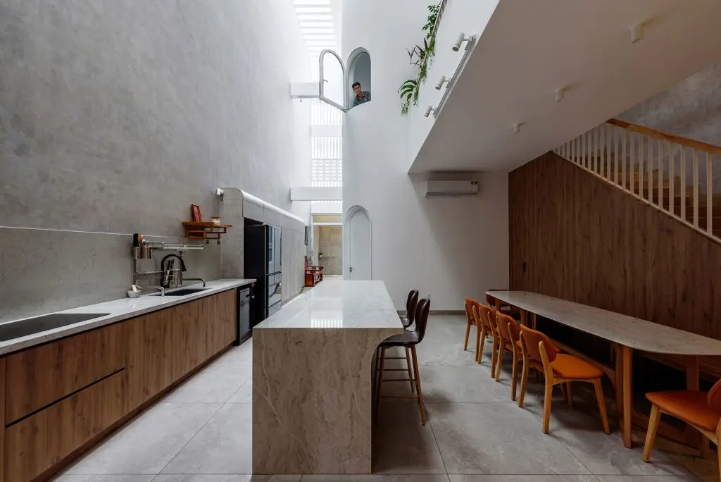 quầy bar bếp bằng đá