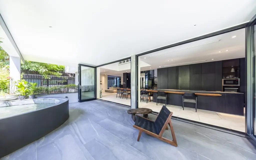 quầy bar bếp kiến trúc hiện đại