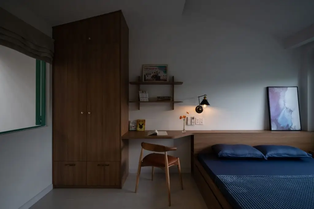 tủ quần áo gỗ công nghiệp 2 cánh