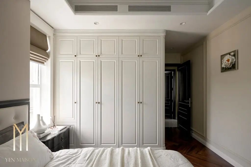 tủ quần áo gỗ công nghiệp 5 cánh sang trọng