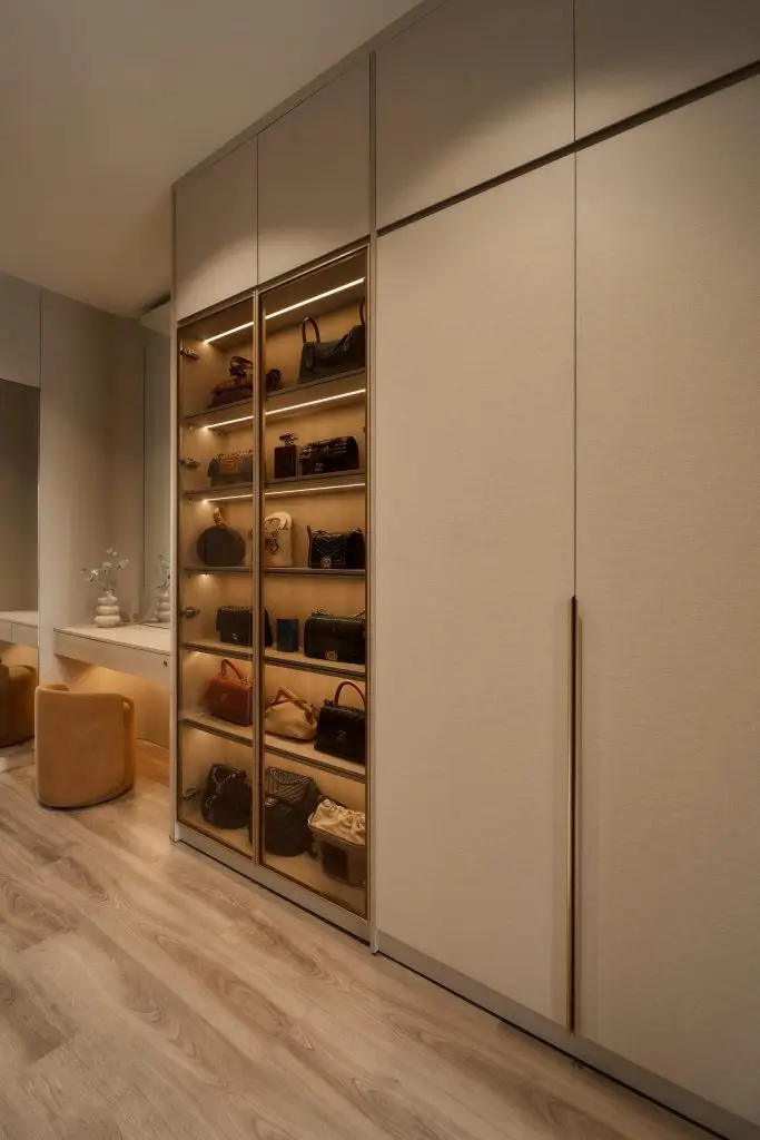 tủ quần áo gỗ công nghiệp phong cách hiện đại