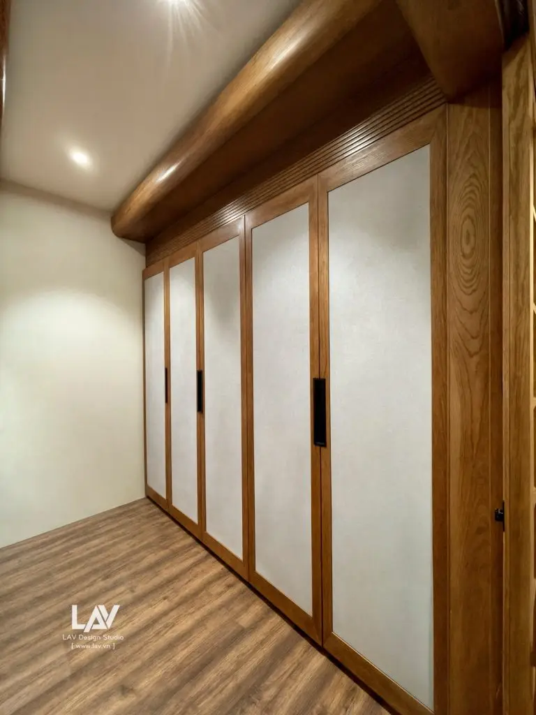 tủ quần áo gỗ công nghiệp có 4 buồng