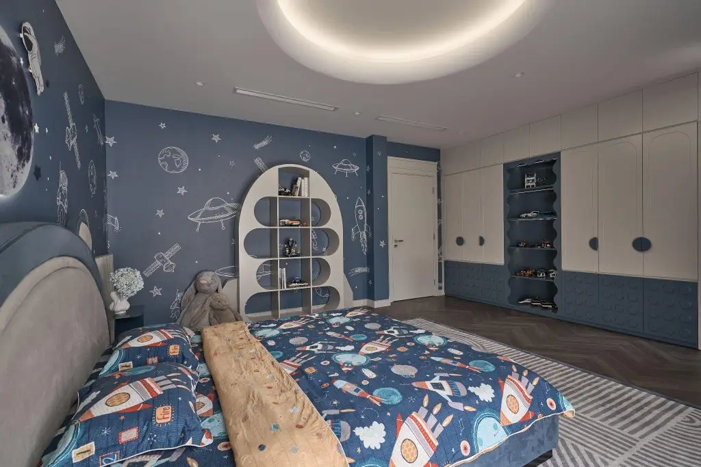 mẫu tủ quần áo gỗ công nghiệp có 5 buồng