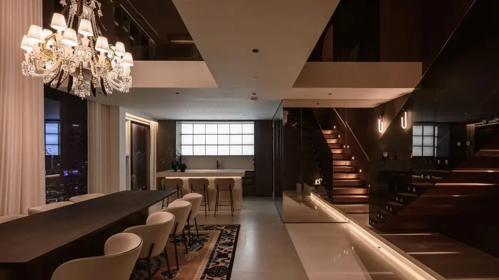 cách bố trí phòng bếp luxury