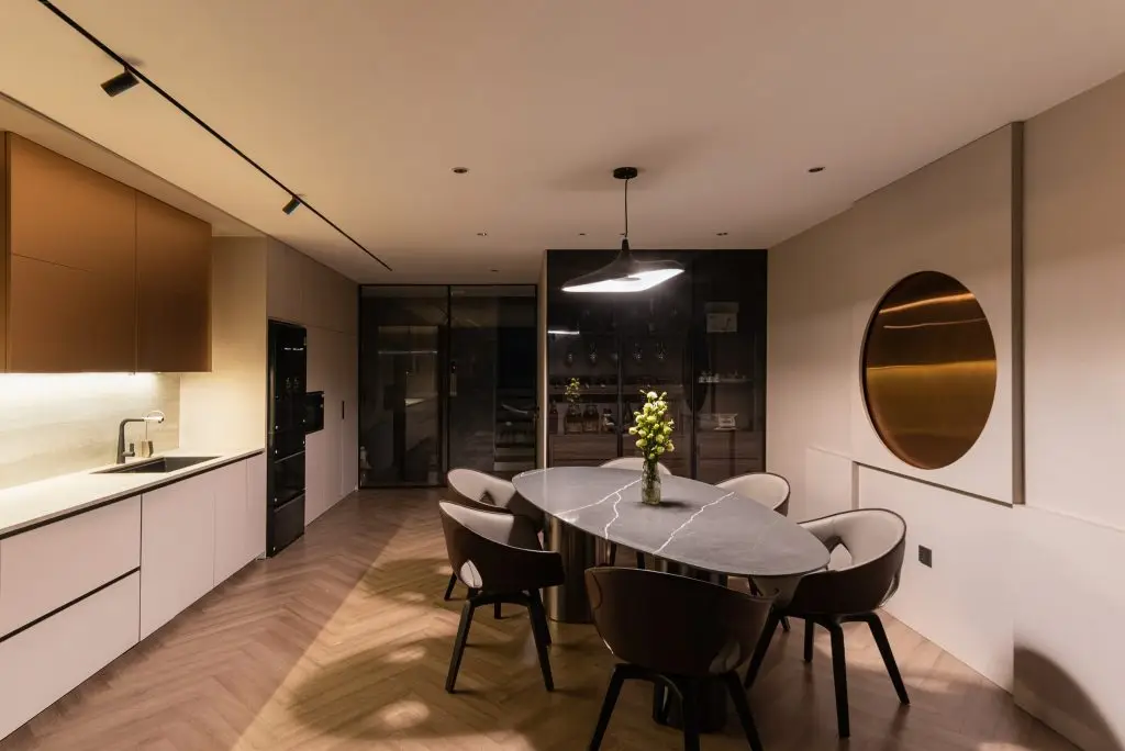 cách bố trí phòng bếp kiểu tủ chữ I