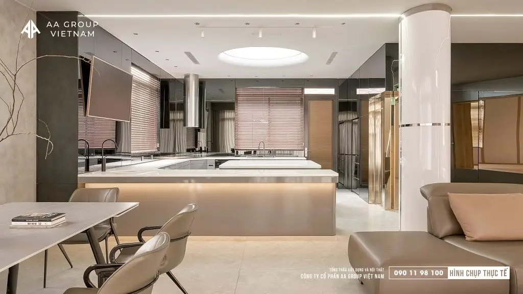 cách bố trí phòng bếp kiểu chữ U