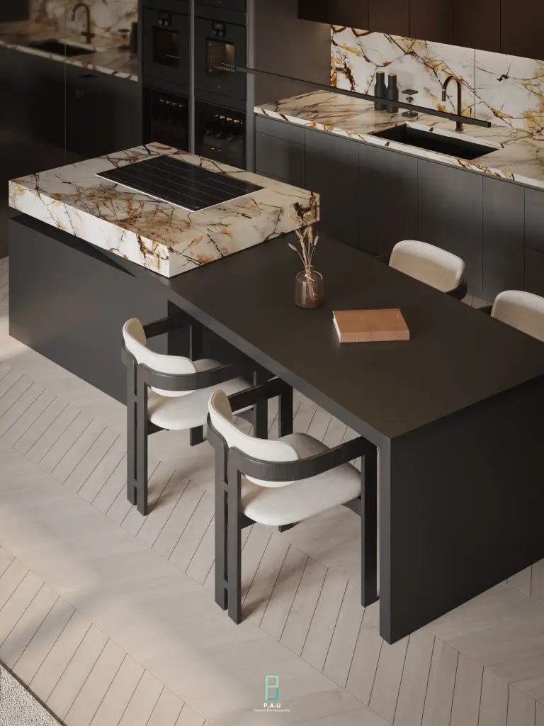 chậu rửa chén lắp âm bàn