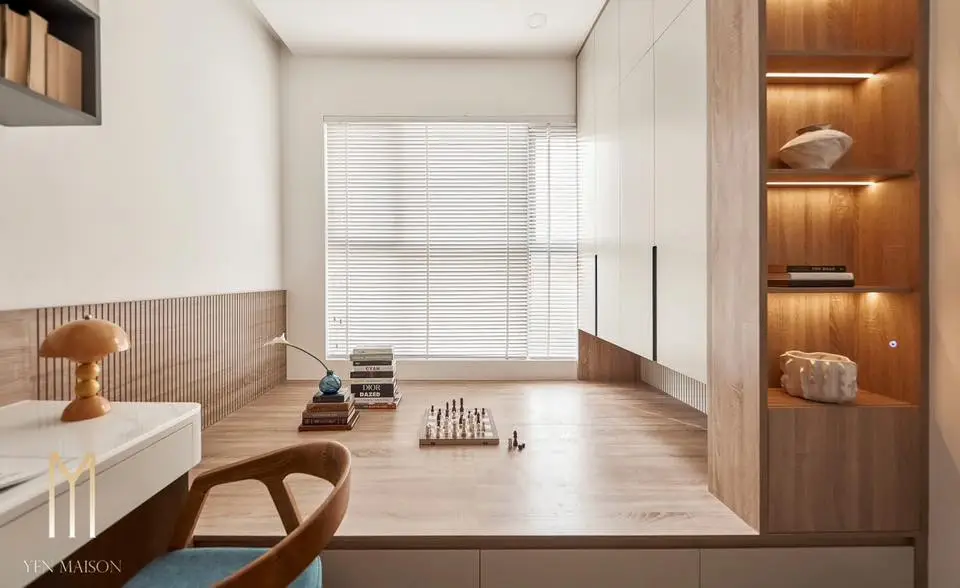 cửa chớp nhôm phòng ngủ