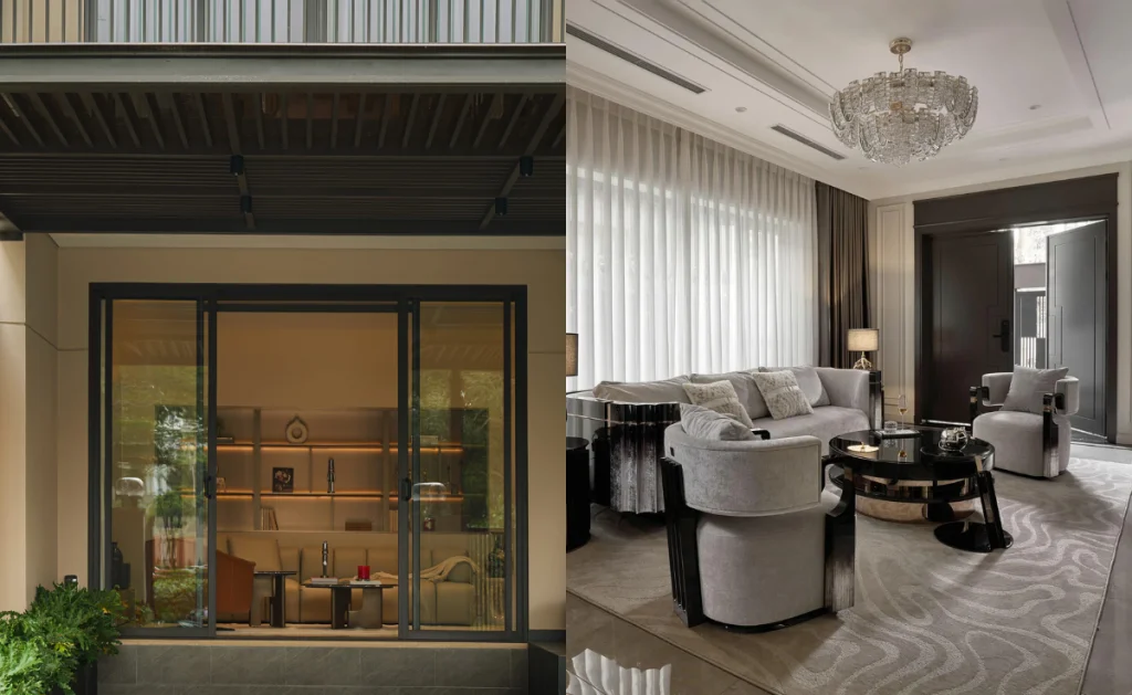 so sánh cửa mở quay và mở trượt